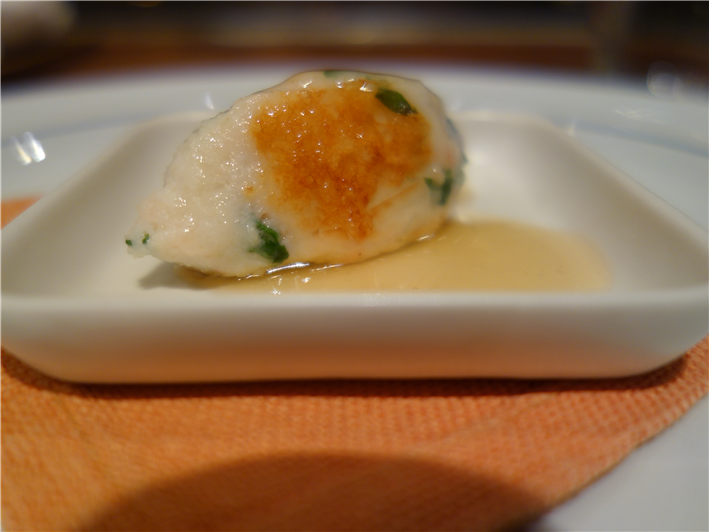quenelle of scallop